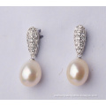 Wholesale freshwater pearl dangle earrings